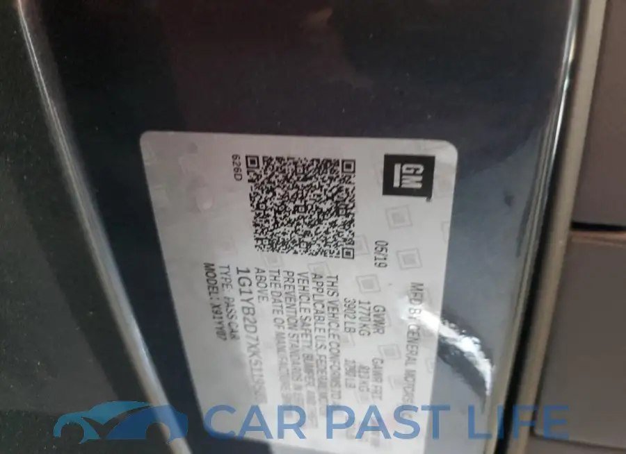 1G1YB2D7XK5119589# 12
