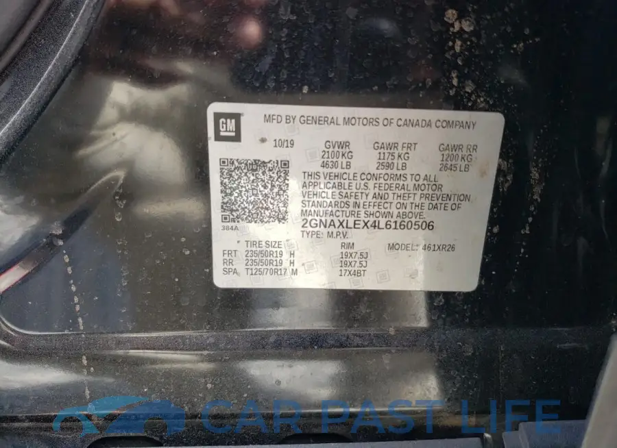 2GNAXLEX4L6160506# 12
