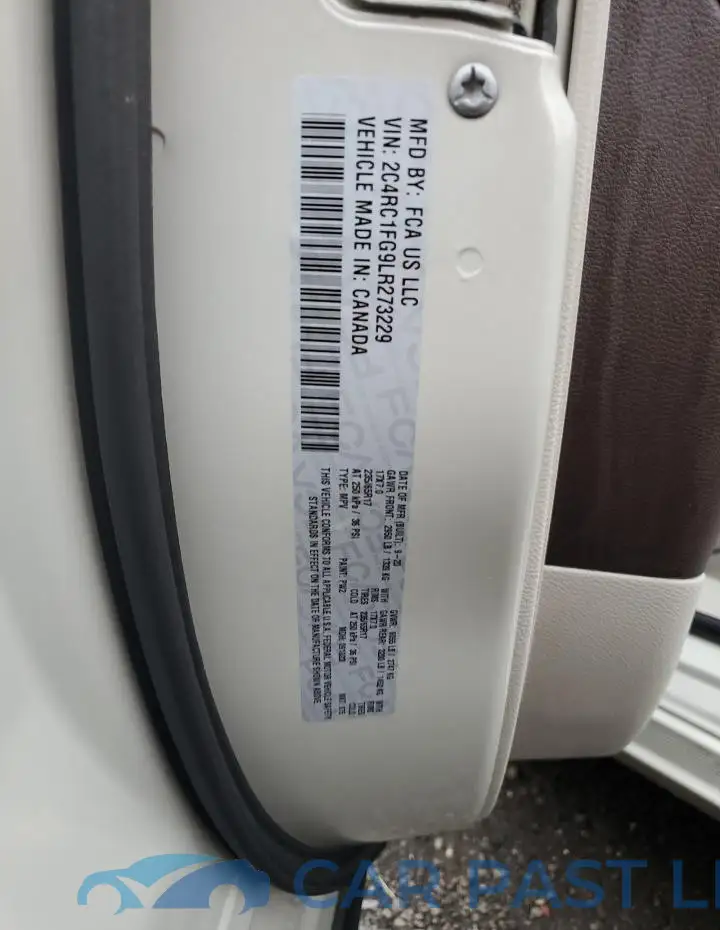 2C4RC1FG9LR273229# 13