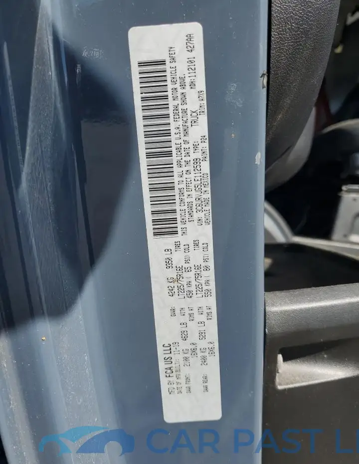 3C6URVJG5LE112599# 13