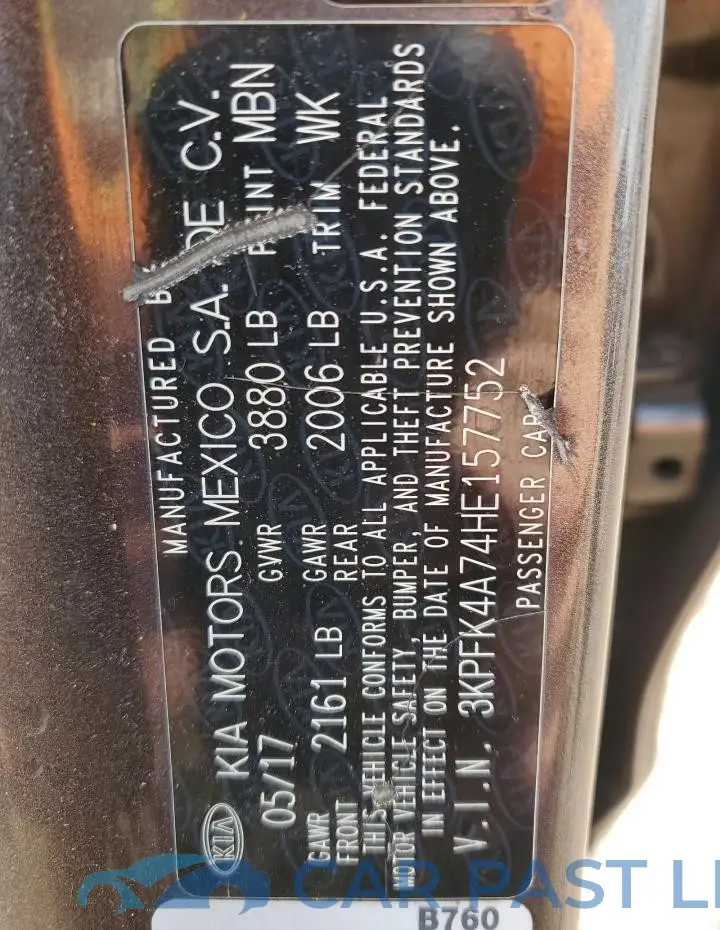 3KPFK4A74HE157752# 13