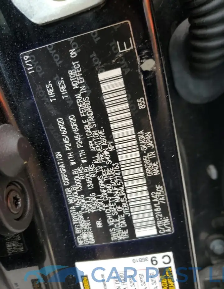 JTEBU5JR4L5774763# 14