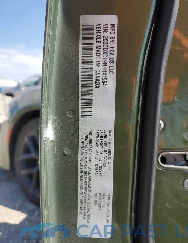 2C3CDXCT9NH141964# 13