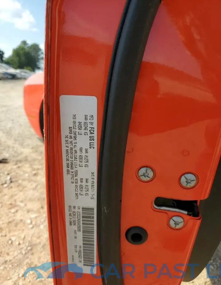 2C3CDZAGXGH296995# 13