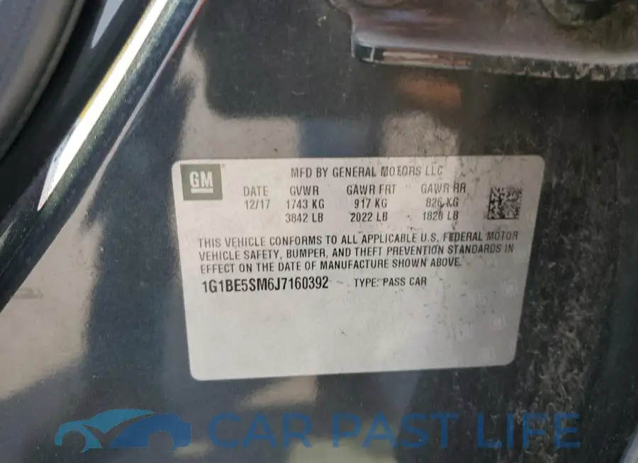 1G1BE5SM6J7160392# 12