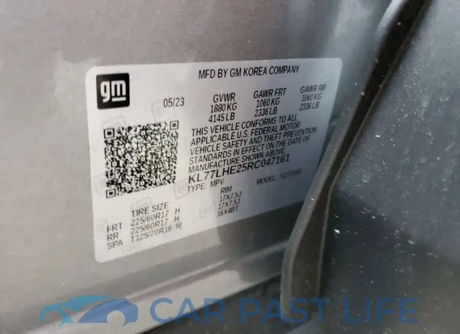 KL77LHE25RC047161# 12