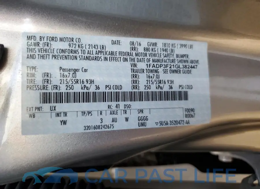 1FADP3F21GL382447# 13
