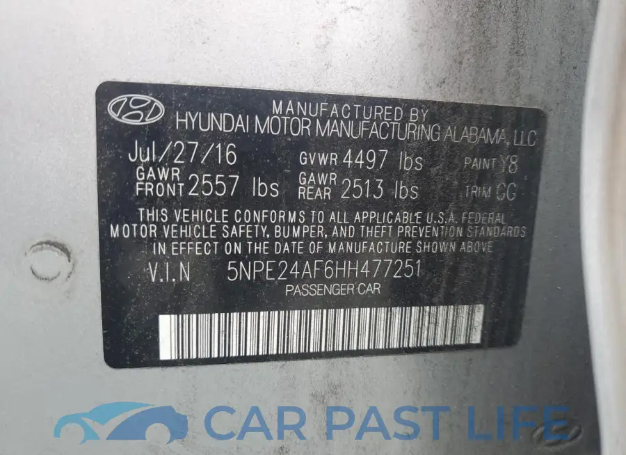 5NPE24AF6HH477251# 12