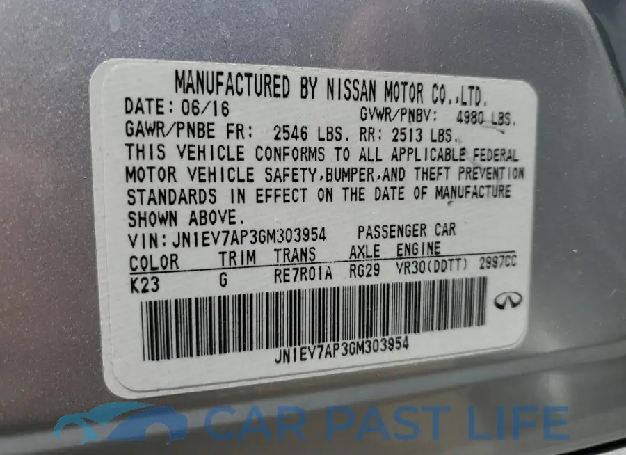 JN1EV7AP3GM303954# 12