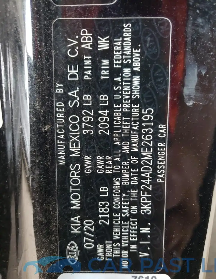 3KPF24AD2ME263195# 12