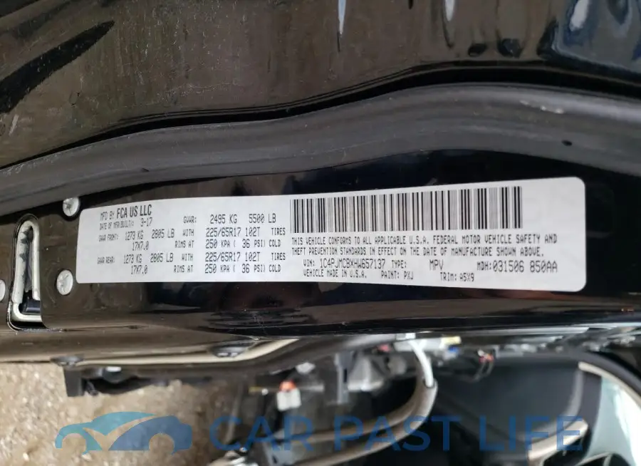 1C4PJMCBXHW657137# 14