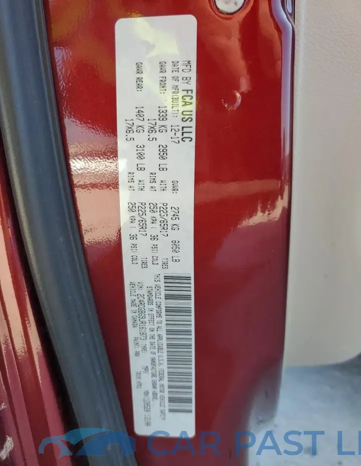 2C4RDGBG9JR161873# 13