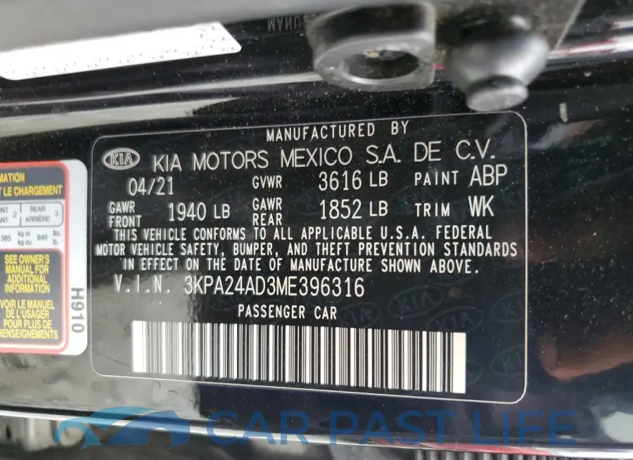3KPA24AD3ME396316# 12