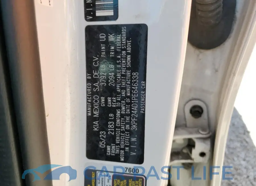 3KPF24AD1PE646338# 12
