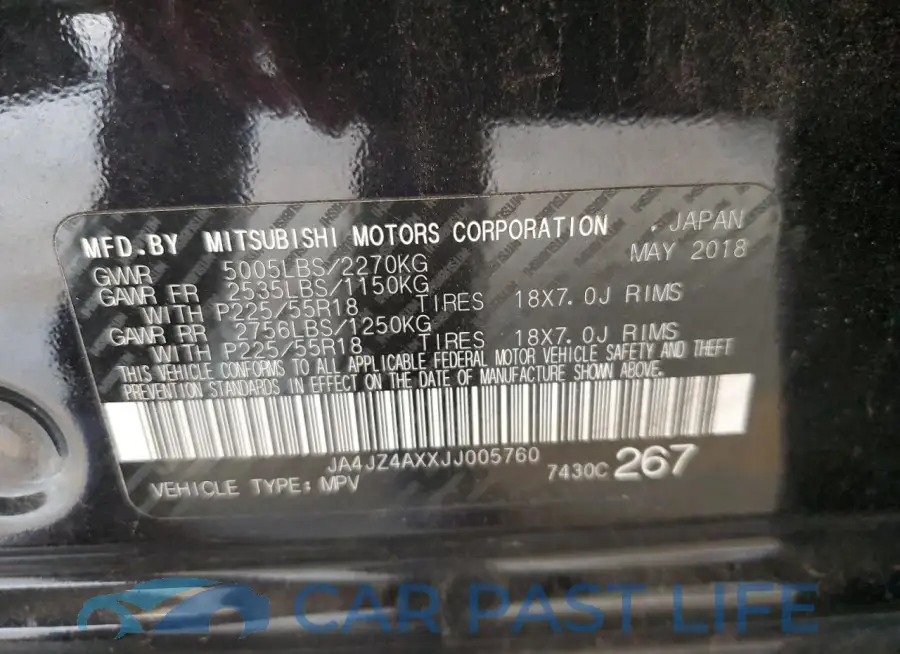 JA4JZ4AXXJJ005760# 12