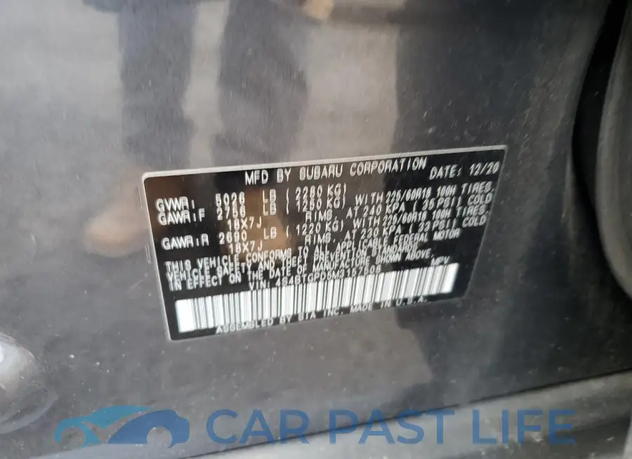 4S4BTGPD5M3157508# 12
