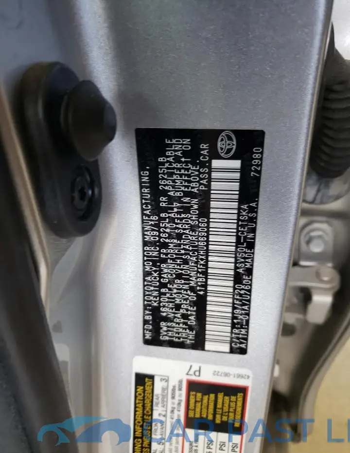 4T1BF1FKXHU669060# 12