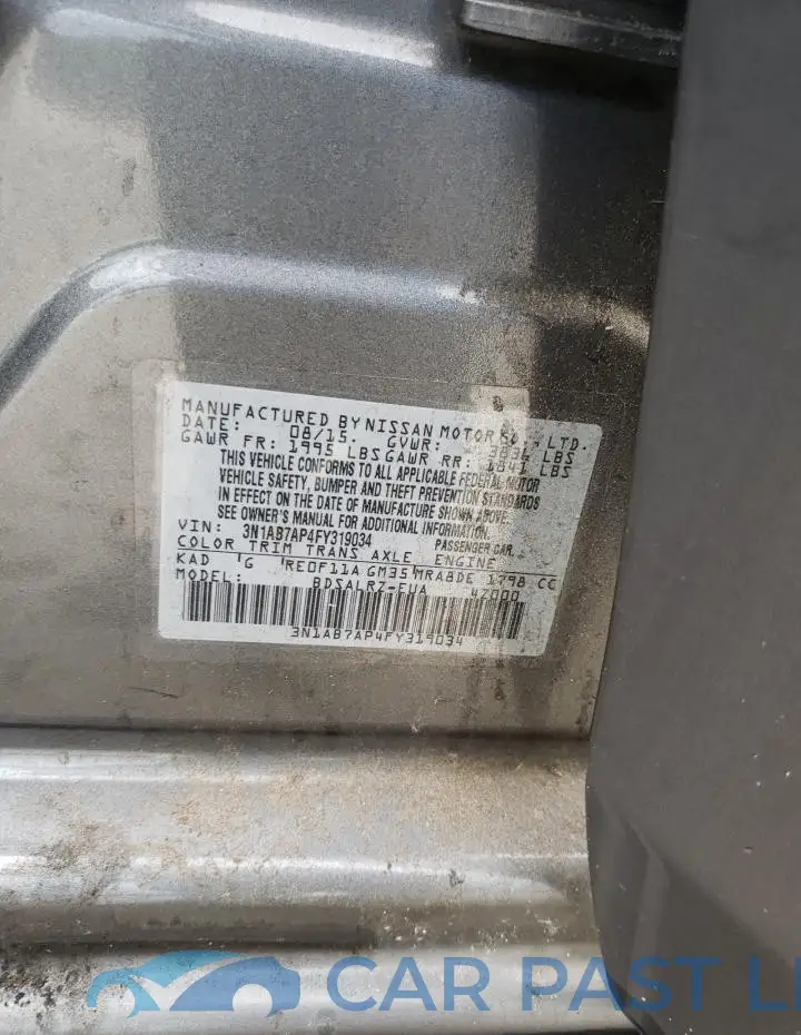3N1AB7AP4FY319034# 12