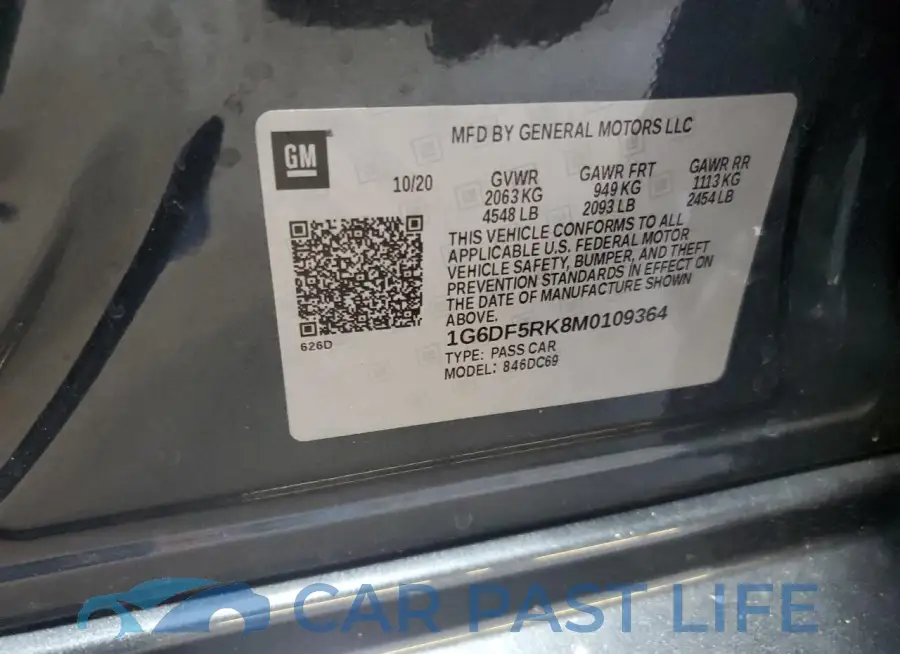1G6DF5RK8M0109364# 12