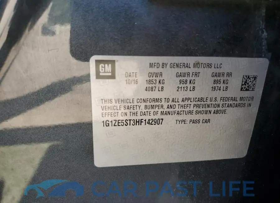 1G1ZE5ST3HF142907# 12