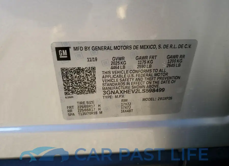 3GNAXHEV2LS598499# 13