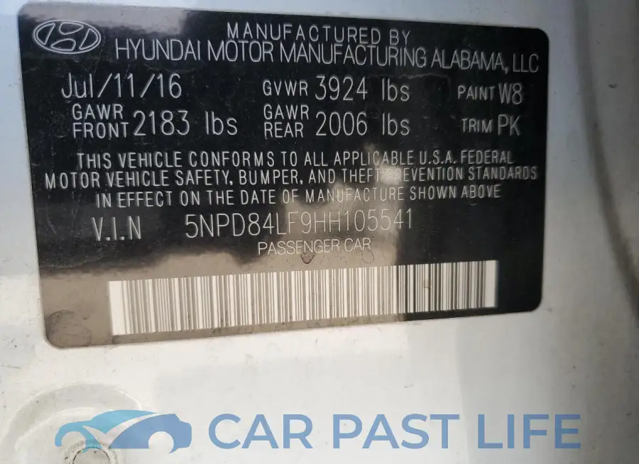 5NPD84LF9HH105541# 13