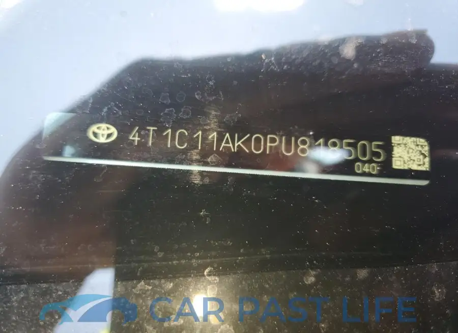 4T1C11AK0PU818505# 12
