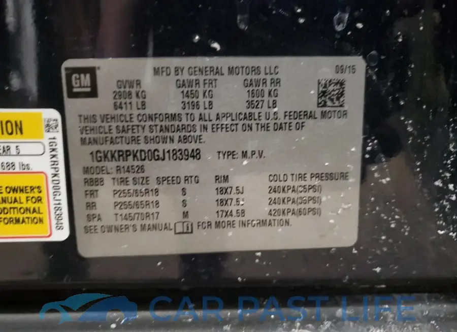 1GKKRPKD0GJ183948# 13