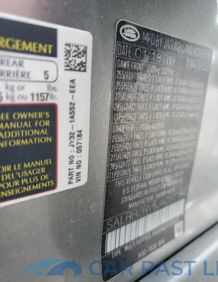SALRR2RV6JA057184# 13