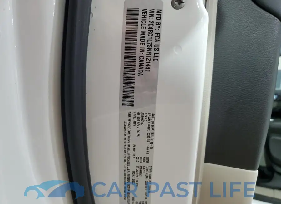 2C4RC1L75NR121441# 14