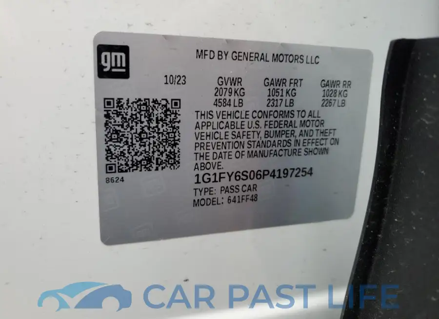 1G1FY6S06P4197254# 13
