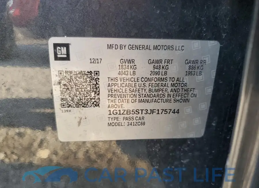 1G1ZB5ST3JF175744# 13