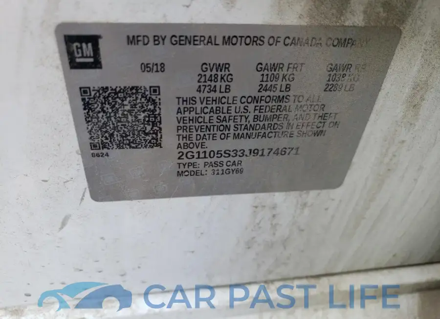 2G1105S33J9174671# 12