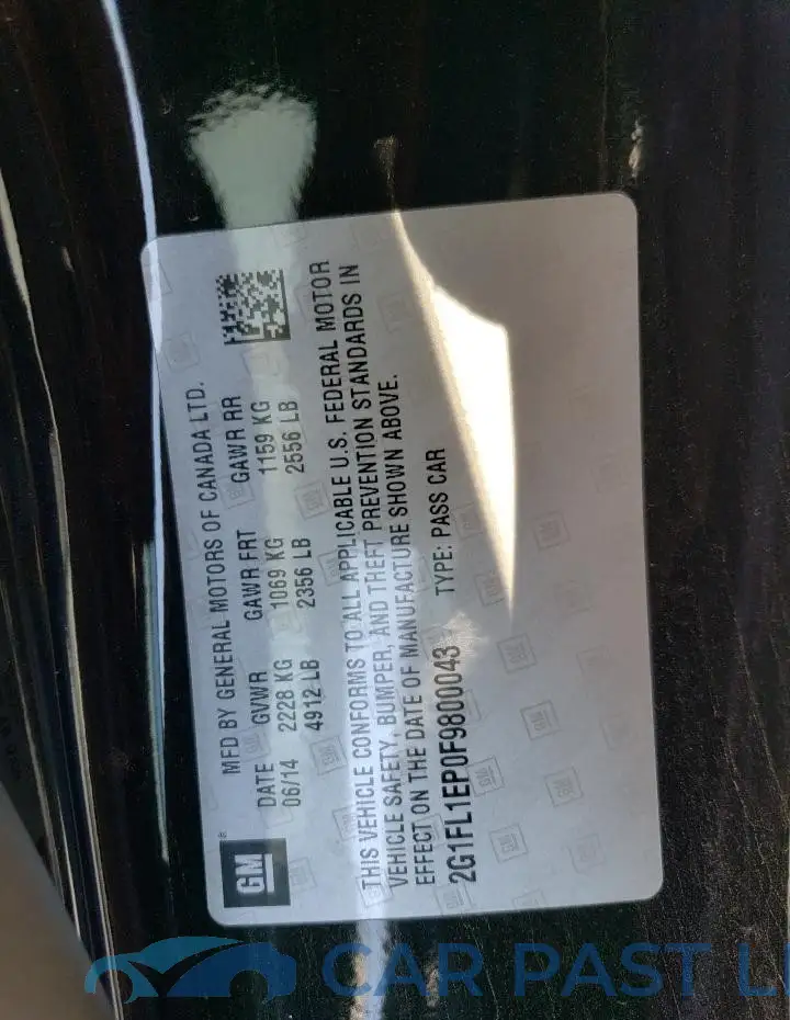 2G1FL1EP0F9800043# 12