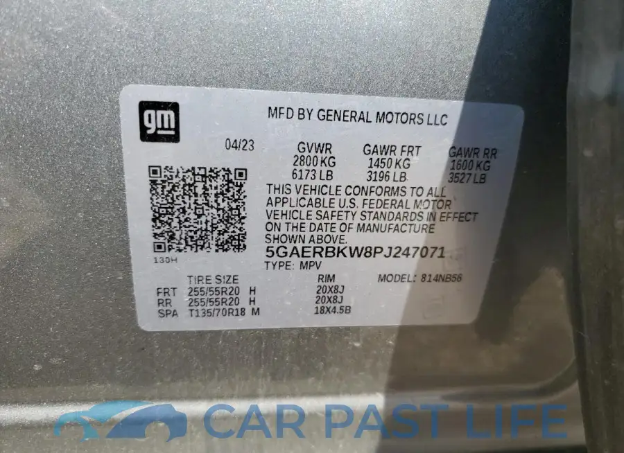 5GAERBKW8PJ247071# 13