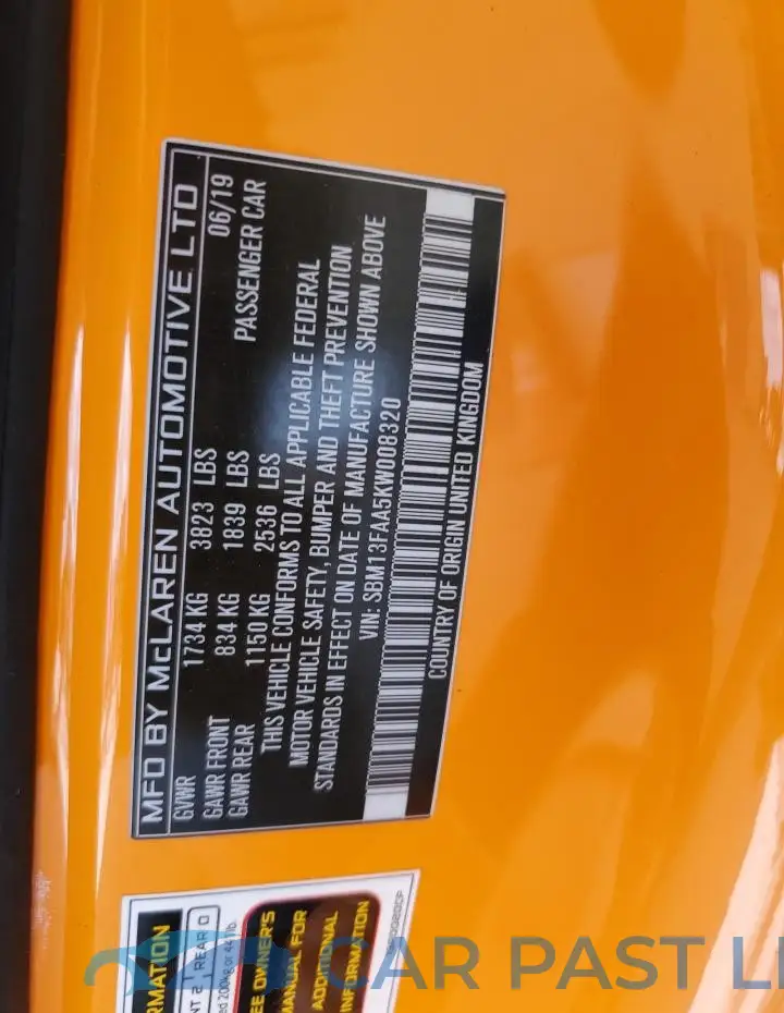 SBM13FAA5KW008320# 13