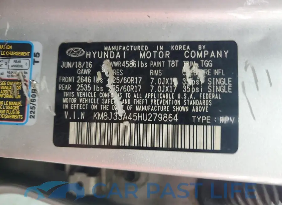 KM8J33A45HU279864# 13