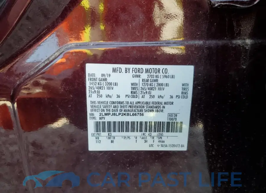 2LMPJ8LP2KBL66756# 13