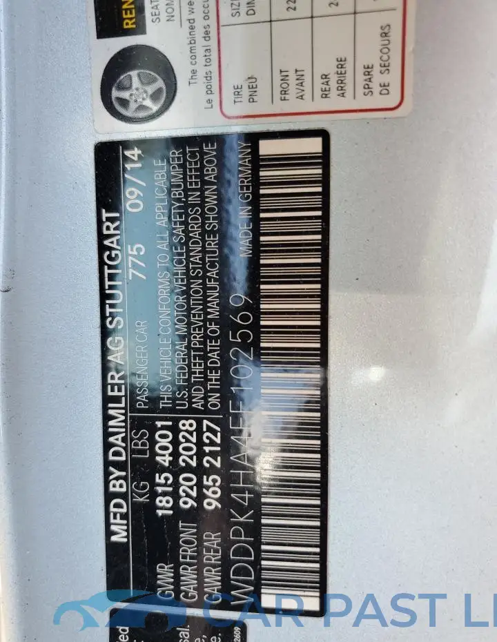 WDDPK4HA4FF102569# 12