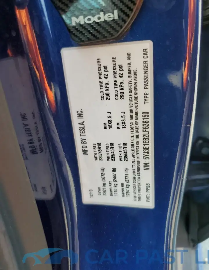 5YJ3E1EB2LF636150# 12