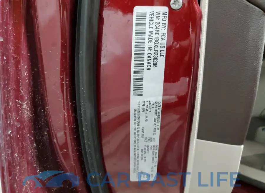2C4RC1BGXLR230296# 12