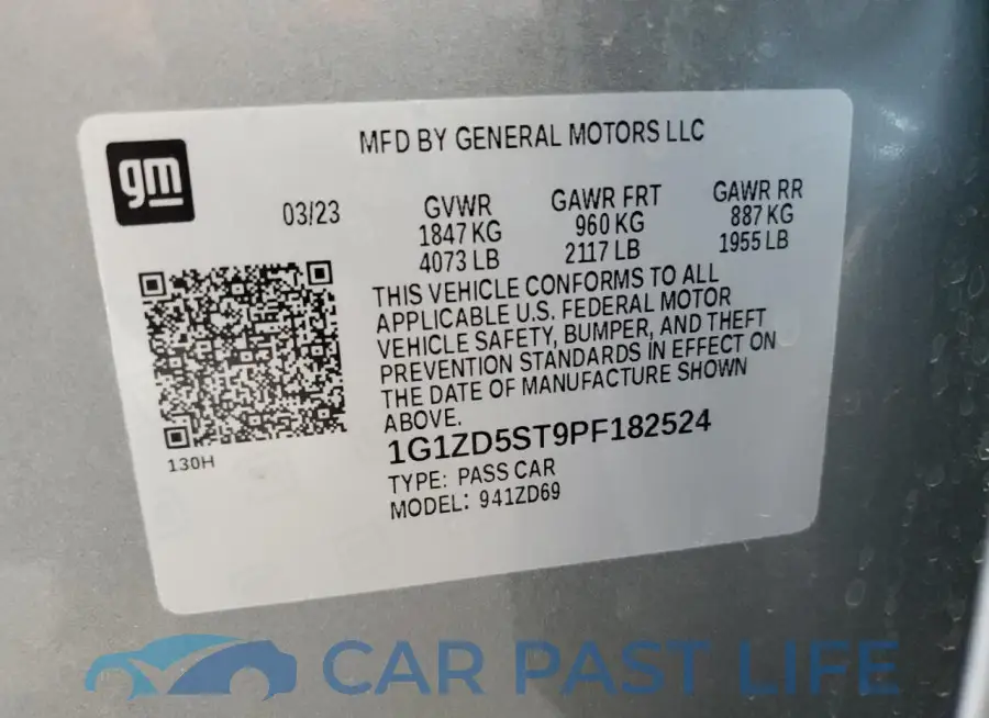 1G1ZD5ST9PF182524# 13
