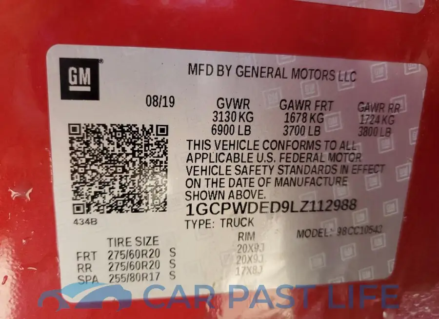 1GCPWDED9LZ112988# 13