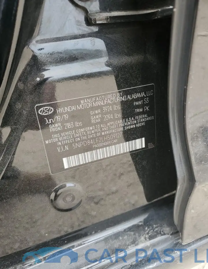5NPD84LF2LH509127# 12