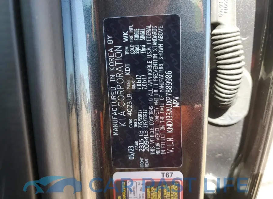 KNDJ33AUXP7889986# 12