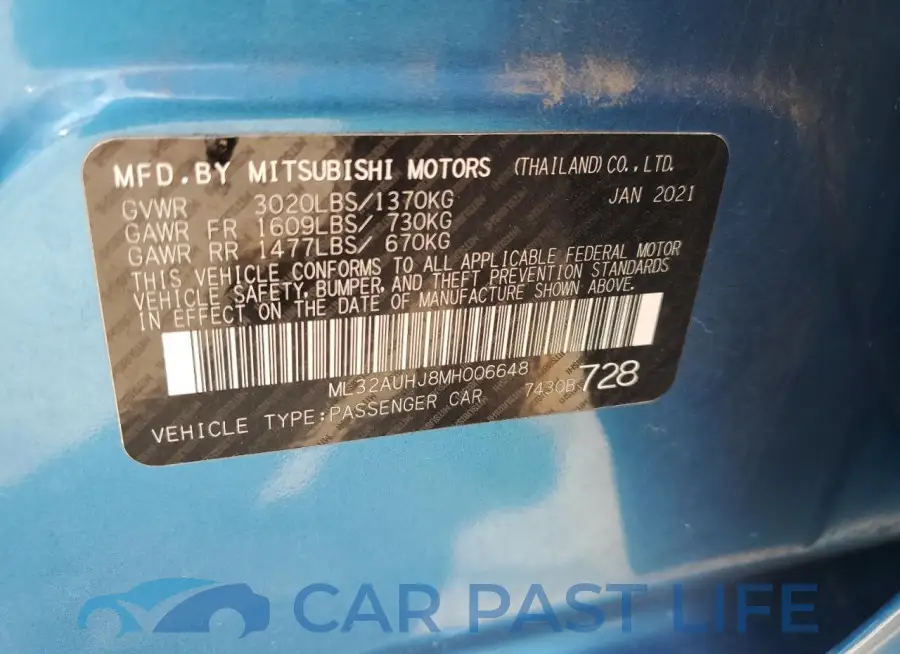 ML32AUHJ8MH006648# 12