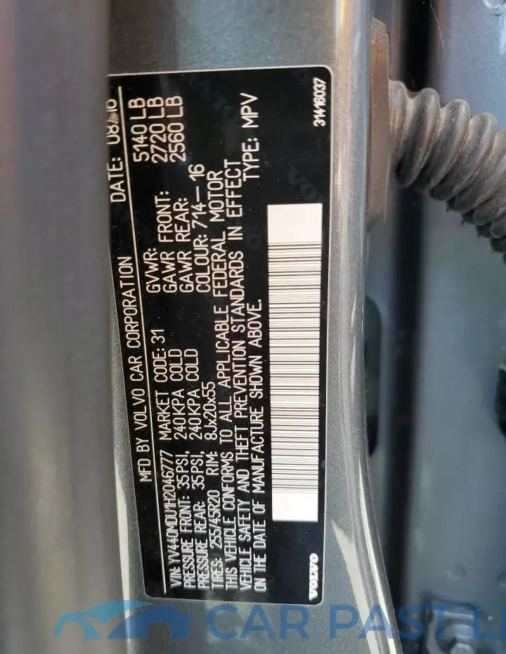 YV440MDU1H2046777# 14
