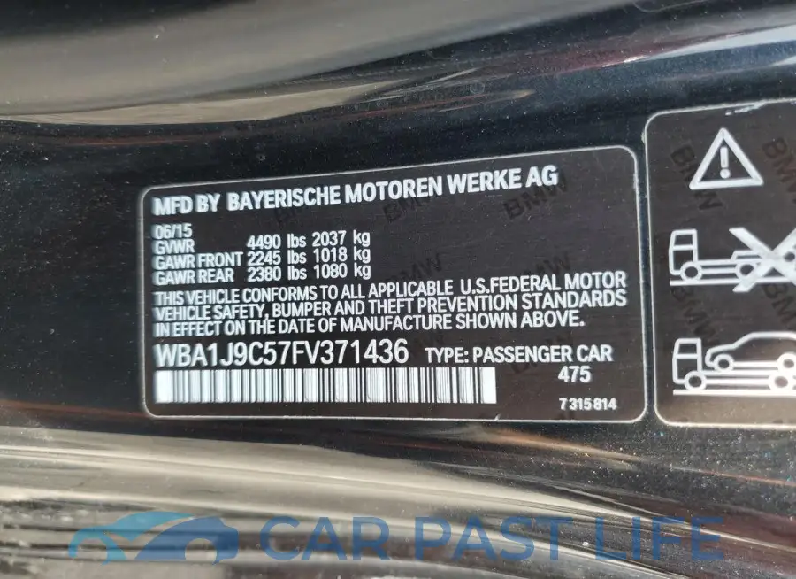 WBA1J9C57FV371436# 12