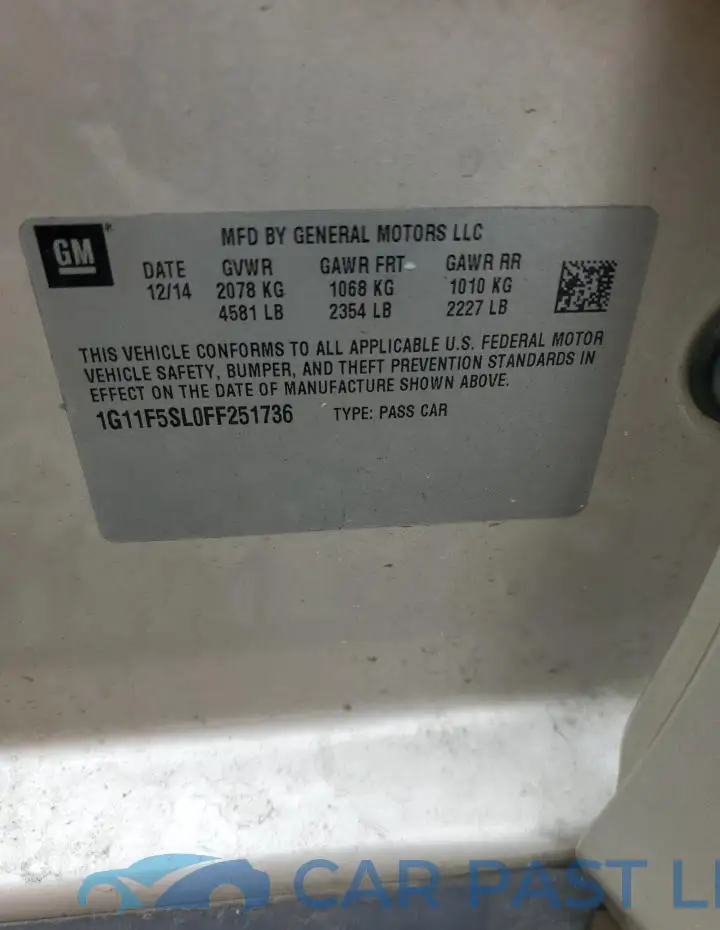 1G11F5SL0FF251736# 13