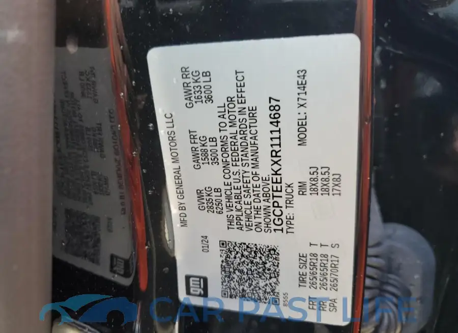 1GCPTEEKXR1114687# 13